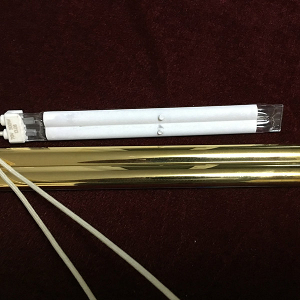 Plating white heating lamp