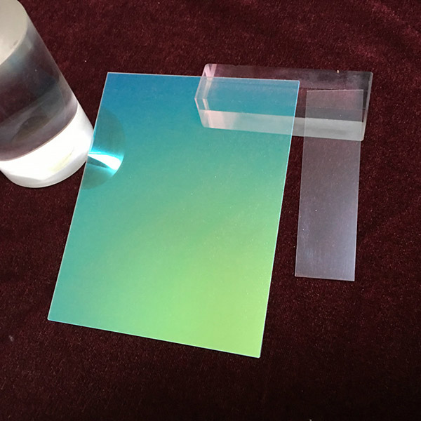 Coated quartz sheets for UV machines